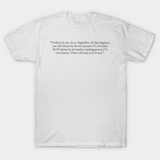 From Lukov with Love quote T-Shirt